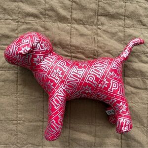 VS Pink Christmas Dog